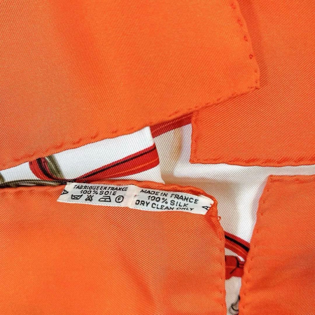 エルメス HERMES カレ90 Brides de Gala 馬具 レッド