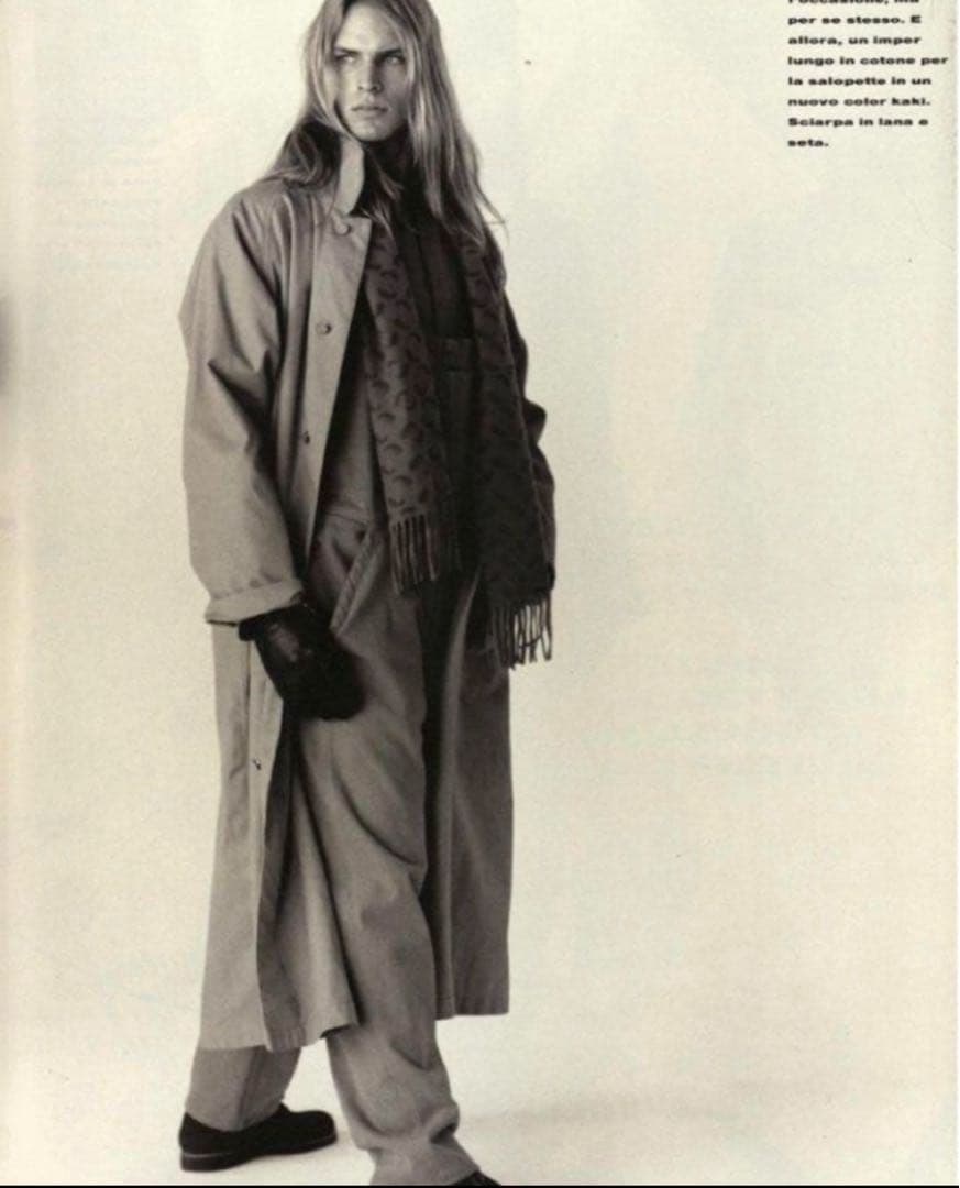 80s-90s GIORGIO ARMANI アルパカ混スーパーロングコート