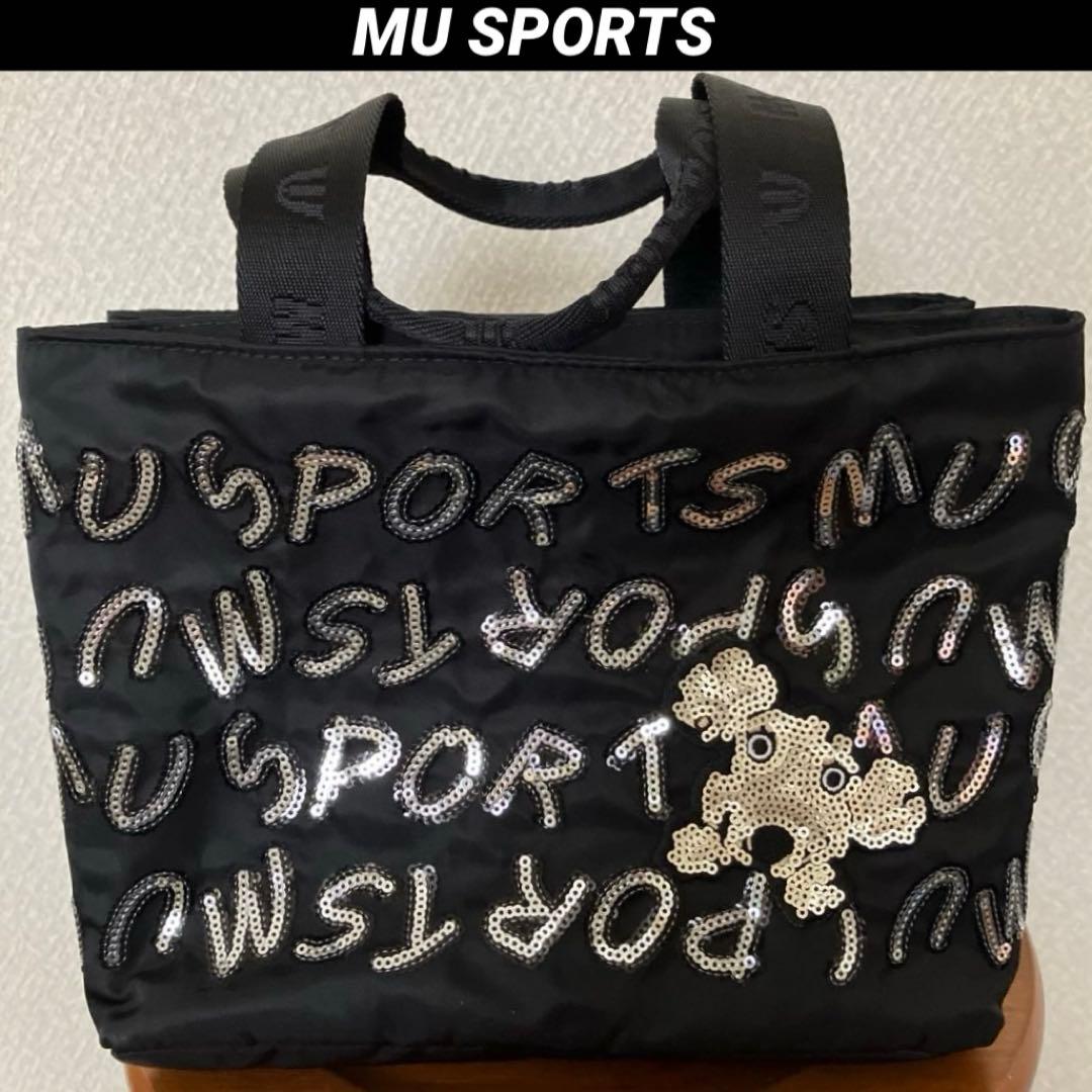 【美品】MU SPORTS トートバッグ カートバッグ ラウンドバッグ