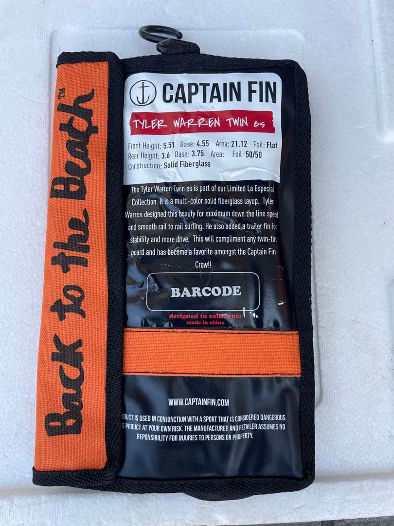美品／キャプテンフィン タイラーウォーレン ツインフィン2+1