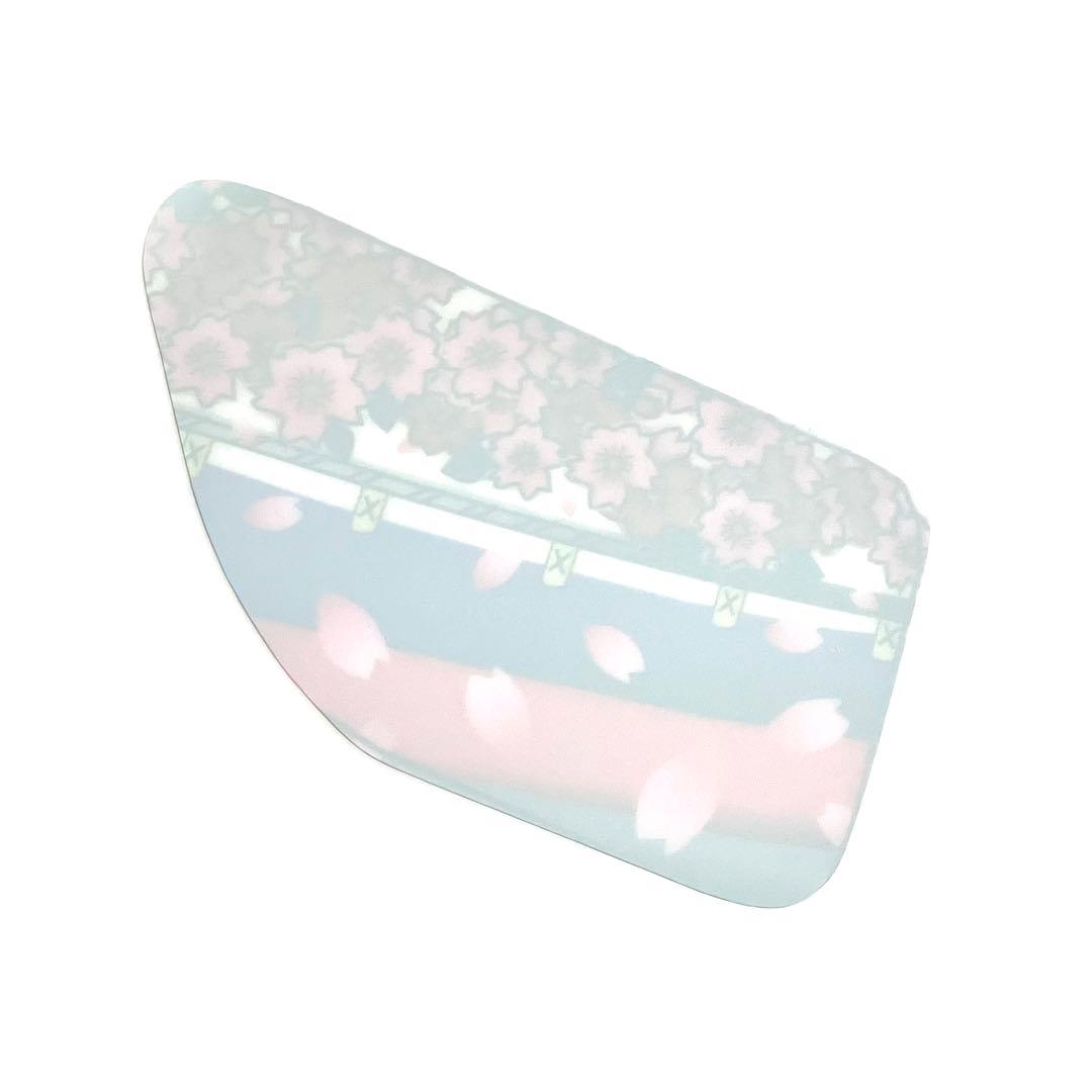 花札✨桜✨花見✨散り桜✨日野✨レンジャー✨プロフィア✨安全窓✨アンドン