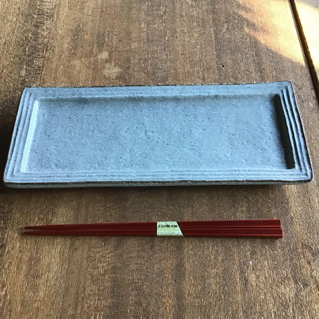 サクラ草です。新品美濃焼　コバルトリム長皿　焼き物皿ペア2枚セット他