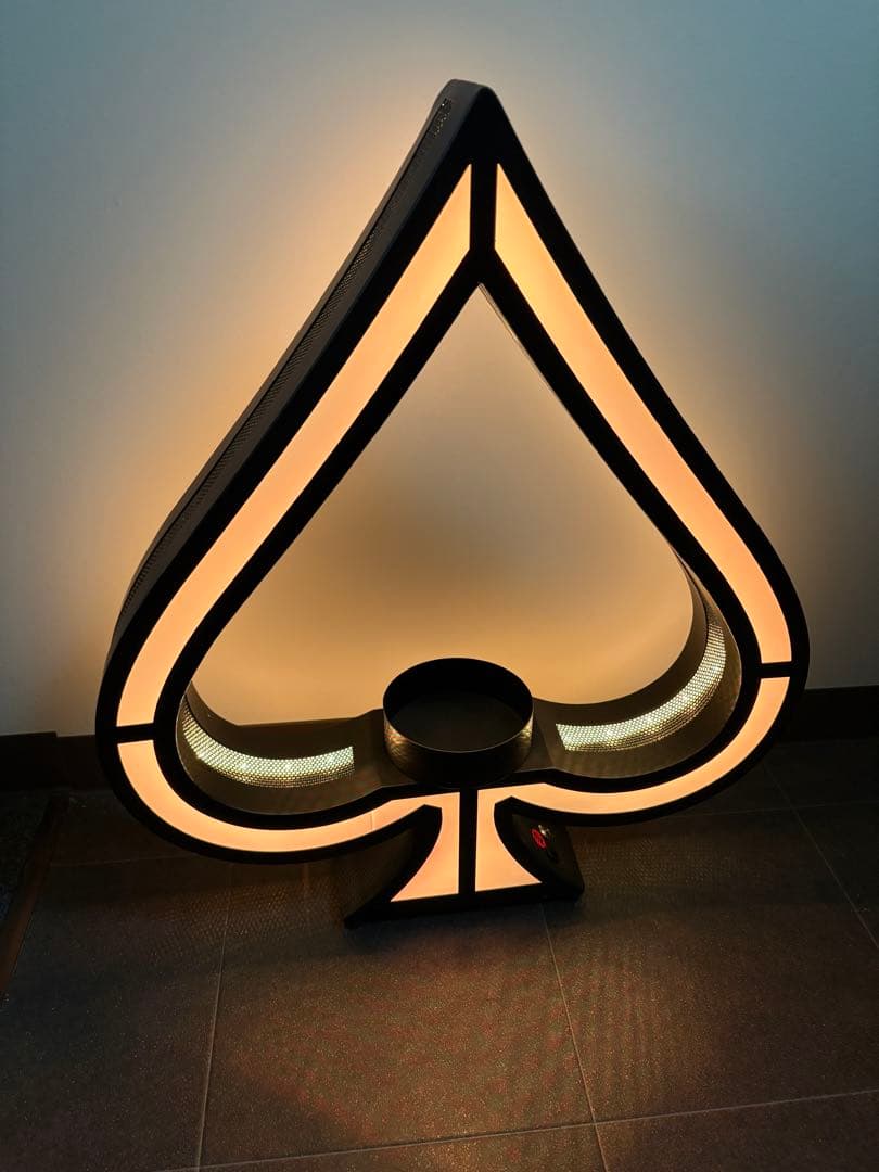 スペード型LEDライトアルマンドスタンド