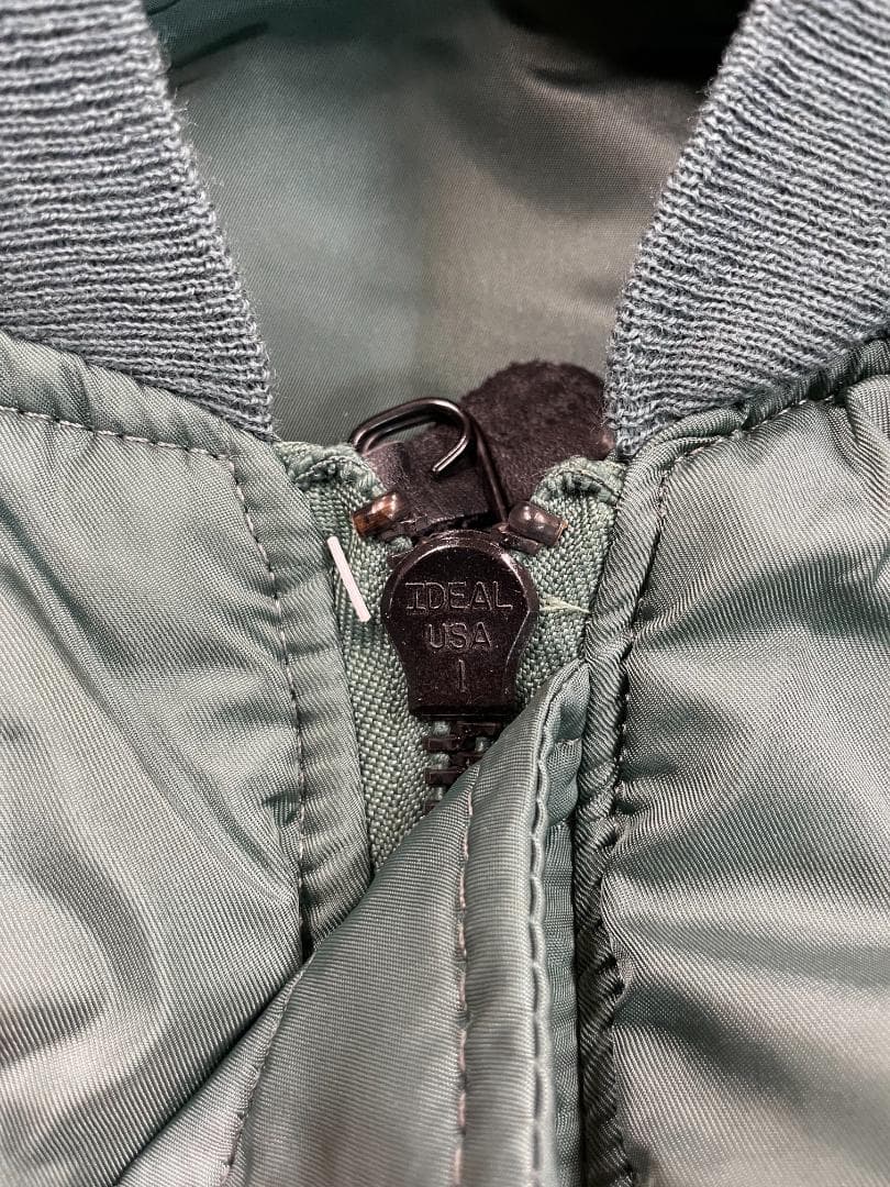 90s ALPHA社 USA製 MA-1 1stModel 復刻 Vintage