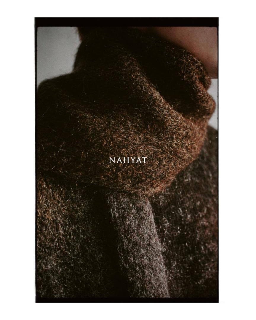 L'ECHOPPE_NAHYAT 別注 モヘア MIX ストール