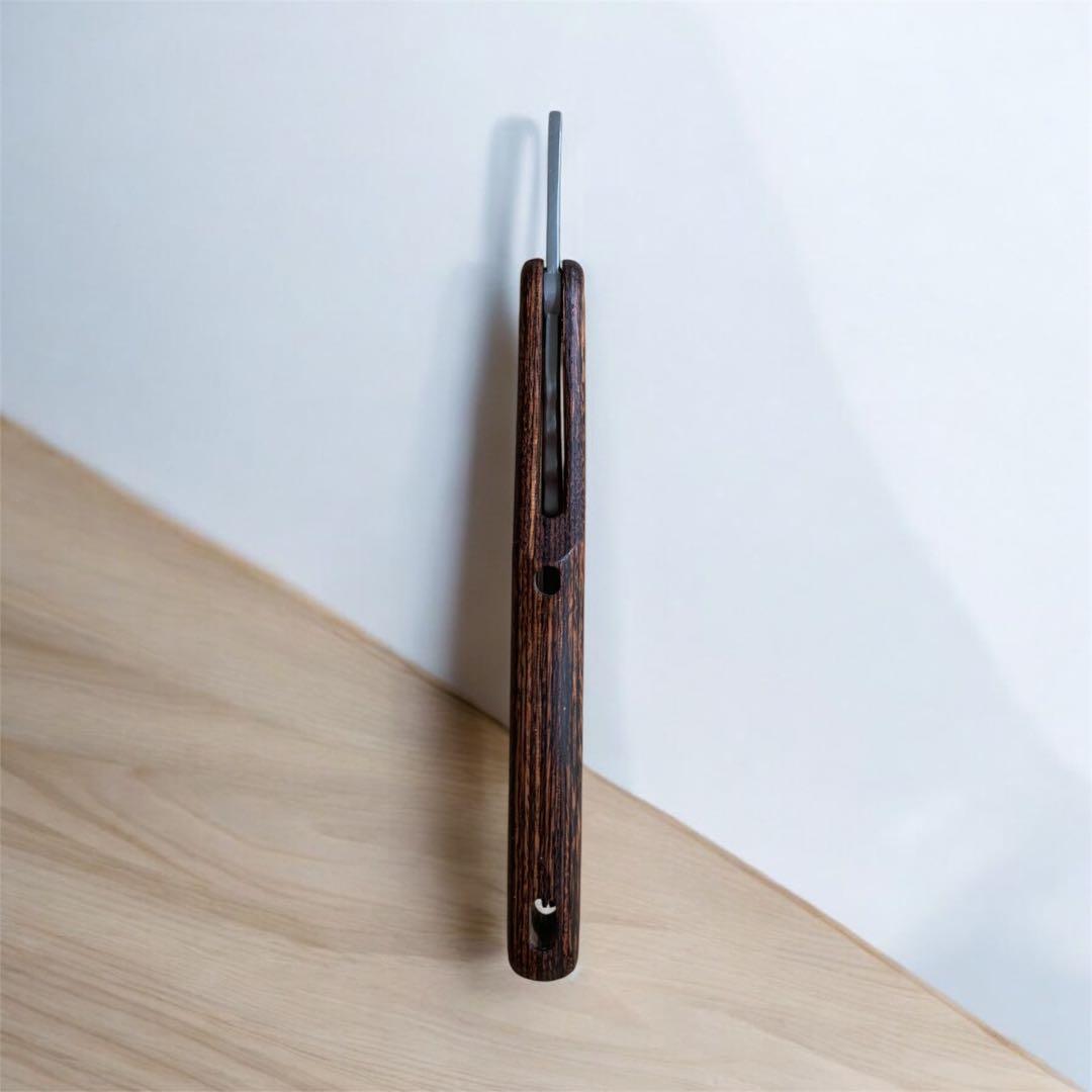 フェザー　アーティストクラブSS レザー　木製ハンドル　FEATHER　理容