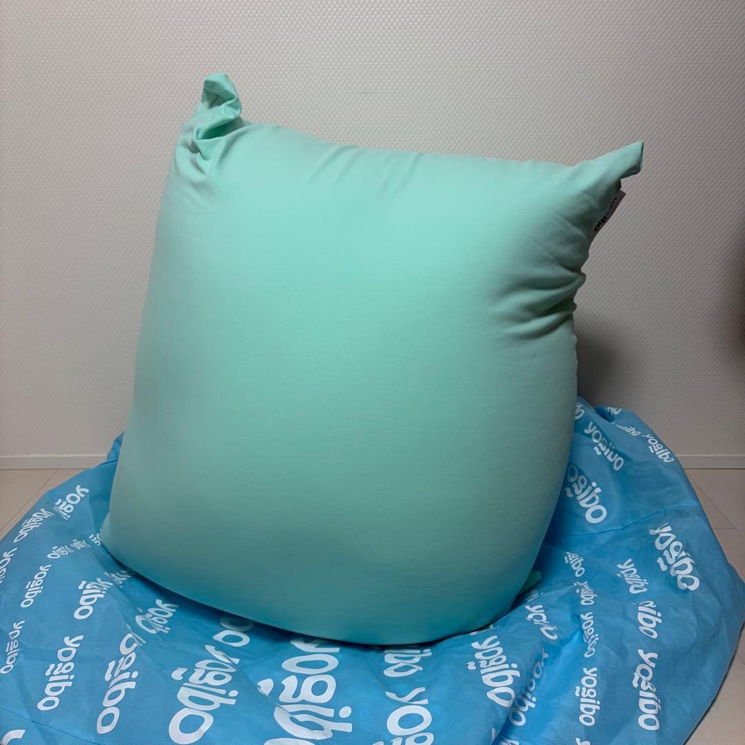 《まなぴー》yogibo ミントグリーン ビーズクッション