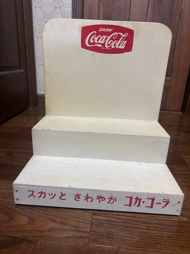 コカコーラ　ビンテージ　木製ディスプレイ　１９６０年代