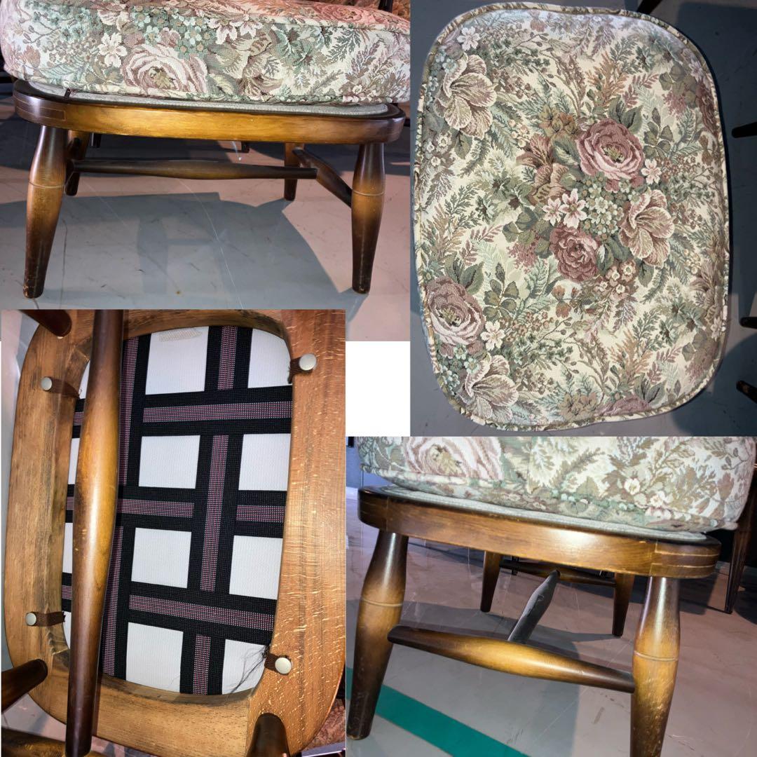 飛騨産業 乗鞍 ダイニングセット5点　ソファ　テーブル　オットマン　チェア