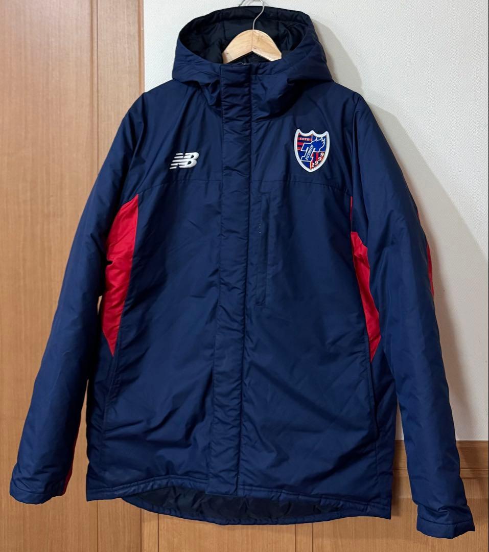 希少　美品　ニューバランス　FC東京 支給品　ベンチコート　ダウンジャケット　L