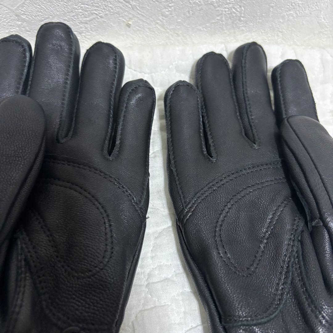 【極希少】ノースフェイス レザーグローブ レザー ブラック NN86104 S