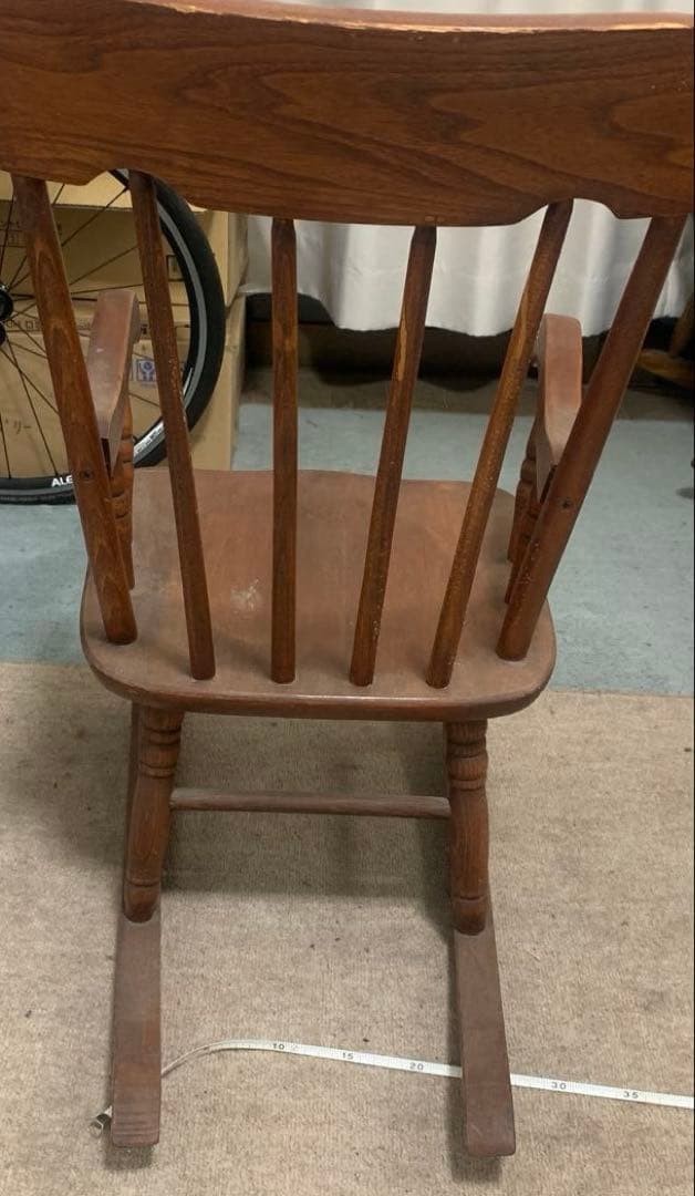 木製 椅子　ロッキングチェア　アメリカにて購入
