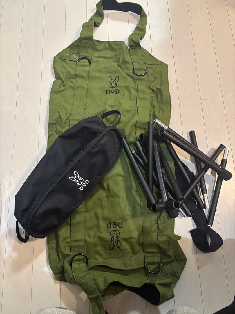 DOD中心キャンプギアセット　すぐ使えるフルセット！