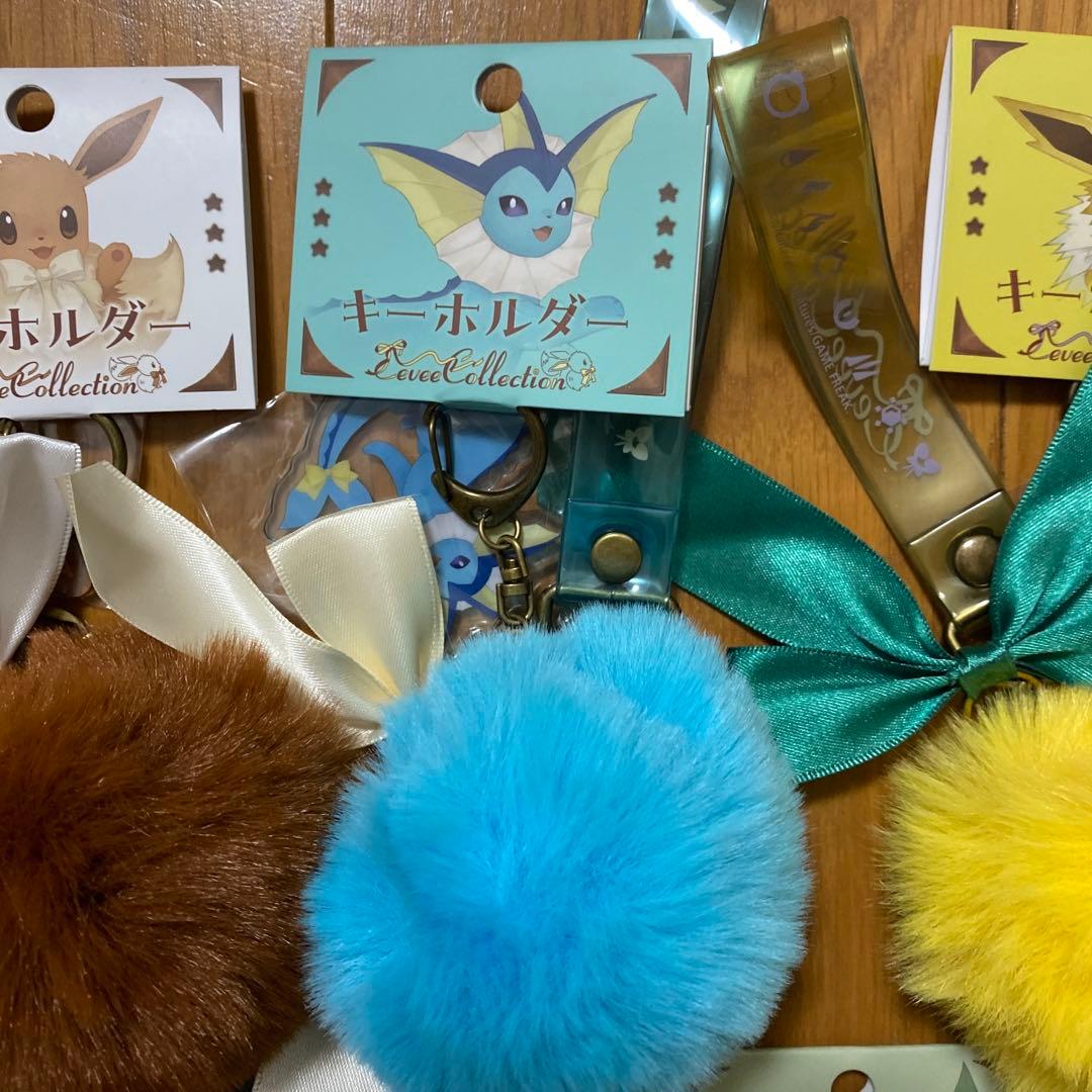 【C】キーホルダー Eevee Collection 全9種類コンプリートセット