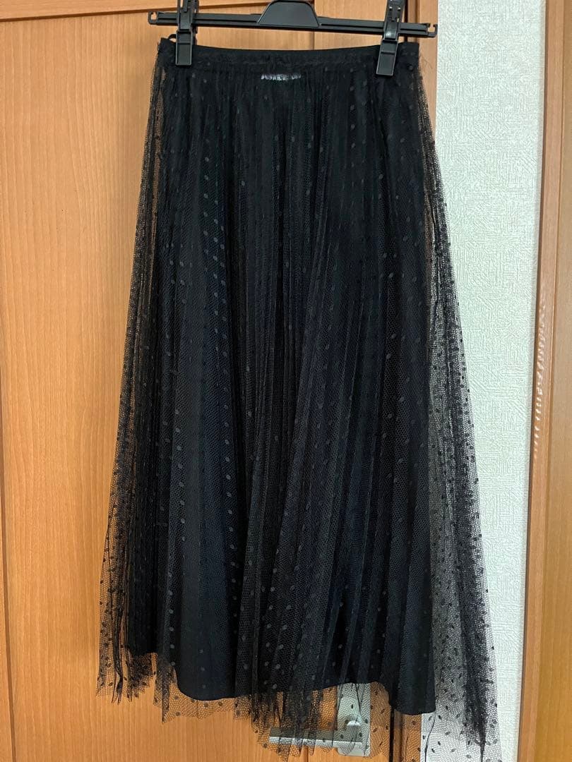 【未使用】レッドバレンティノ チュールスカート 36サイズ ブラック