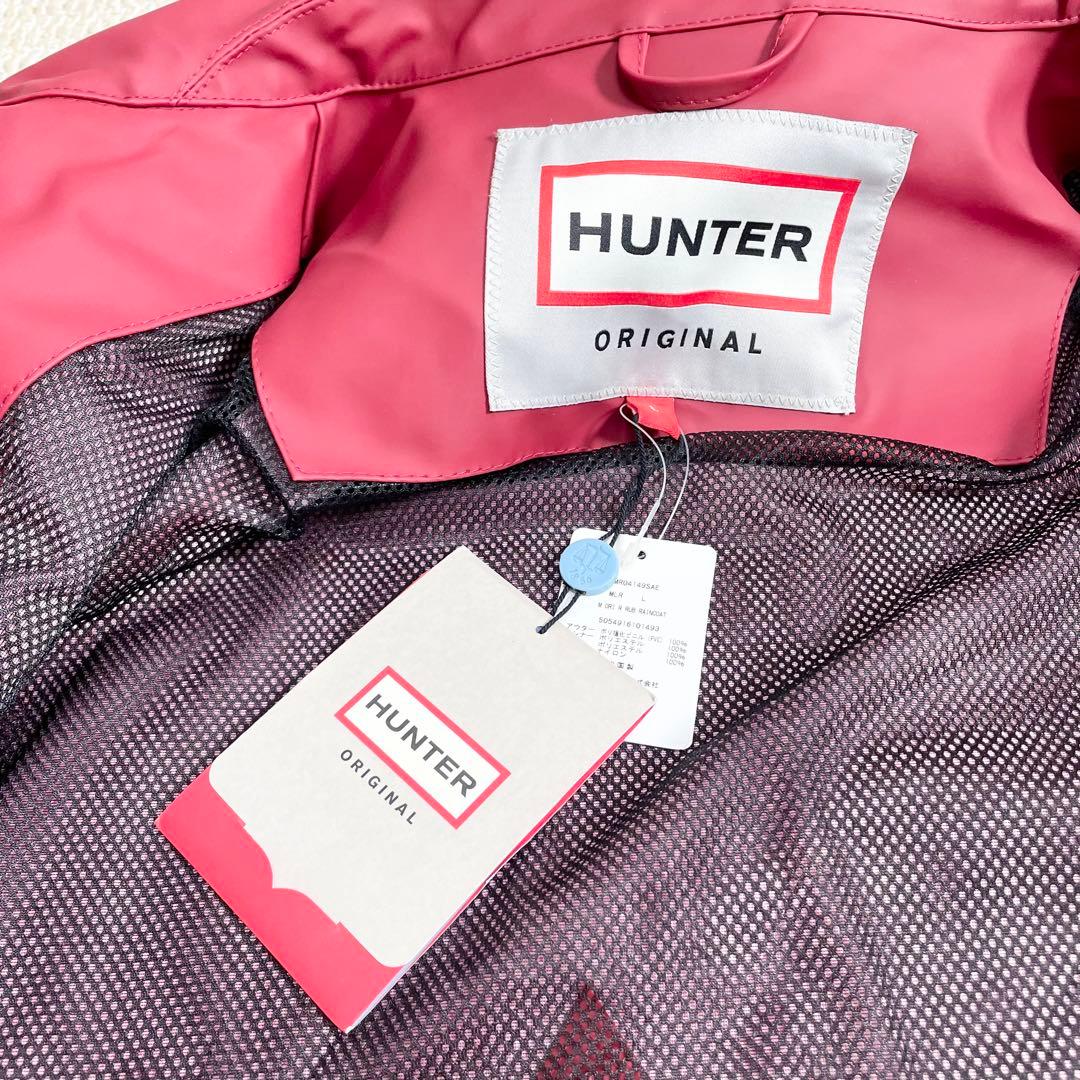 未使用❤️ハンター レインコート ボルドー メンズLL