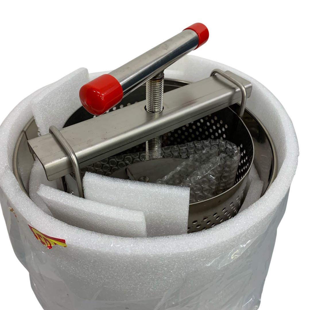 【開封・未使用】CGOLDENWALL 蜂蜜 分離器 蜂蜜圧搾機 果物 10L