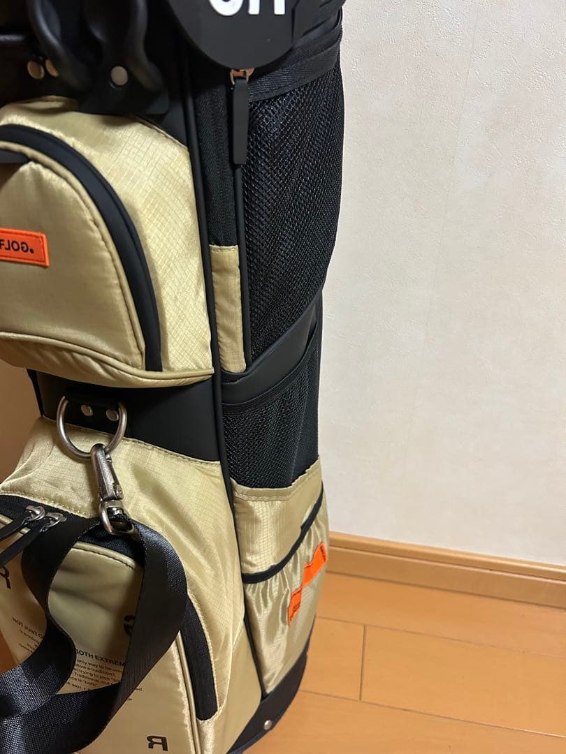 からしさん専用‼️RUFFLOGキャディバッグ ベージュ/ブラック