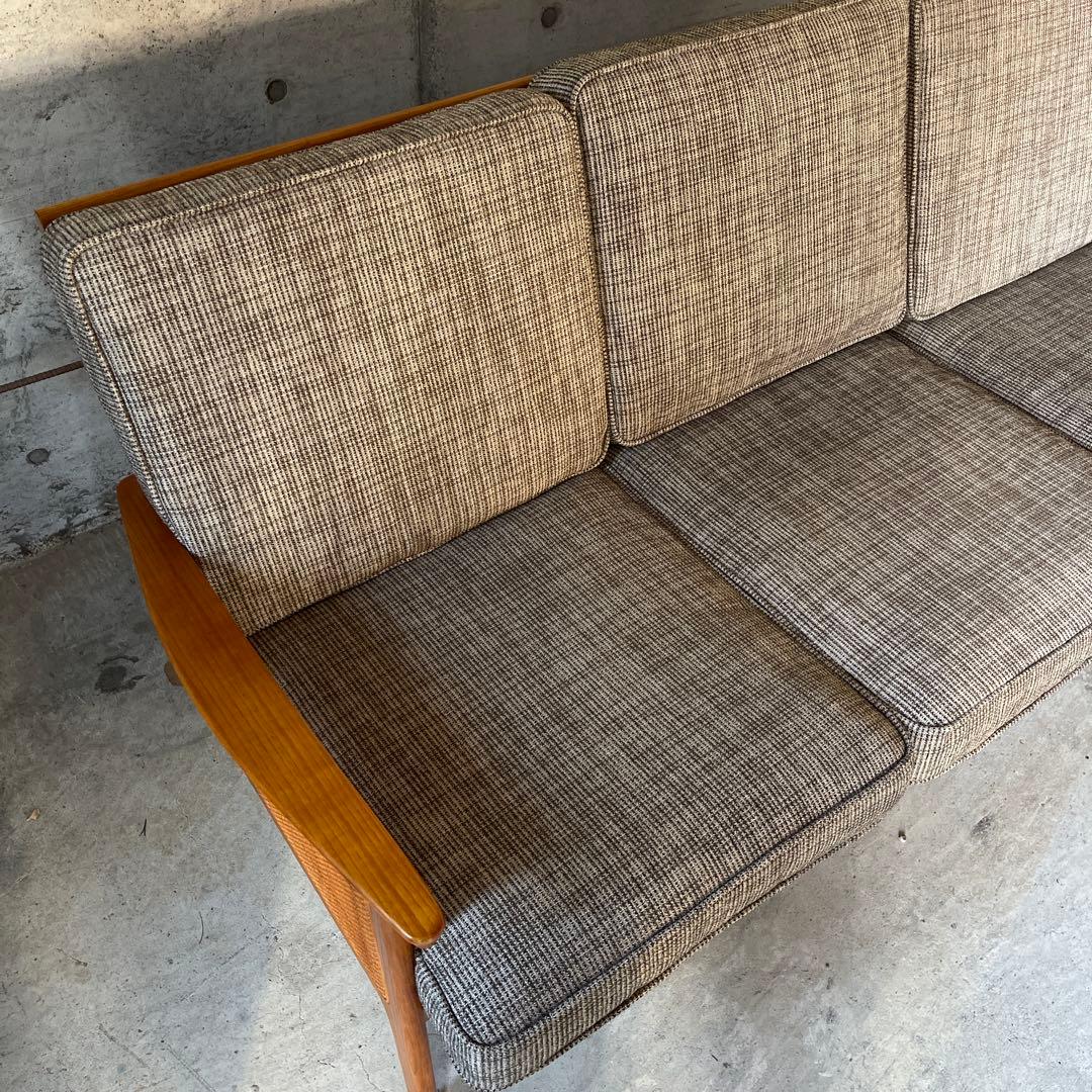 極美品　ACME Furniture ウィッカーラウンジ　3Pソファ