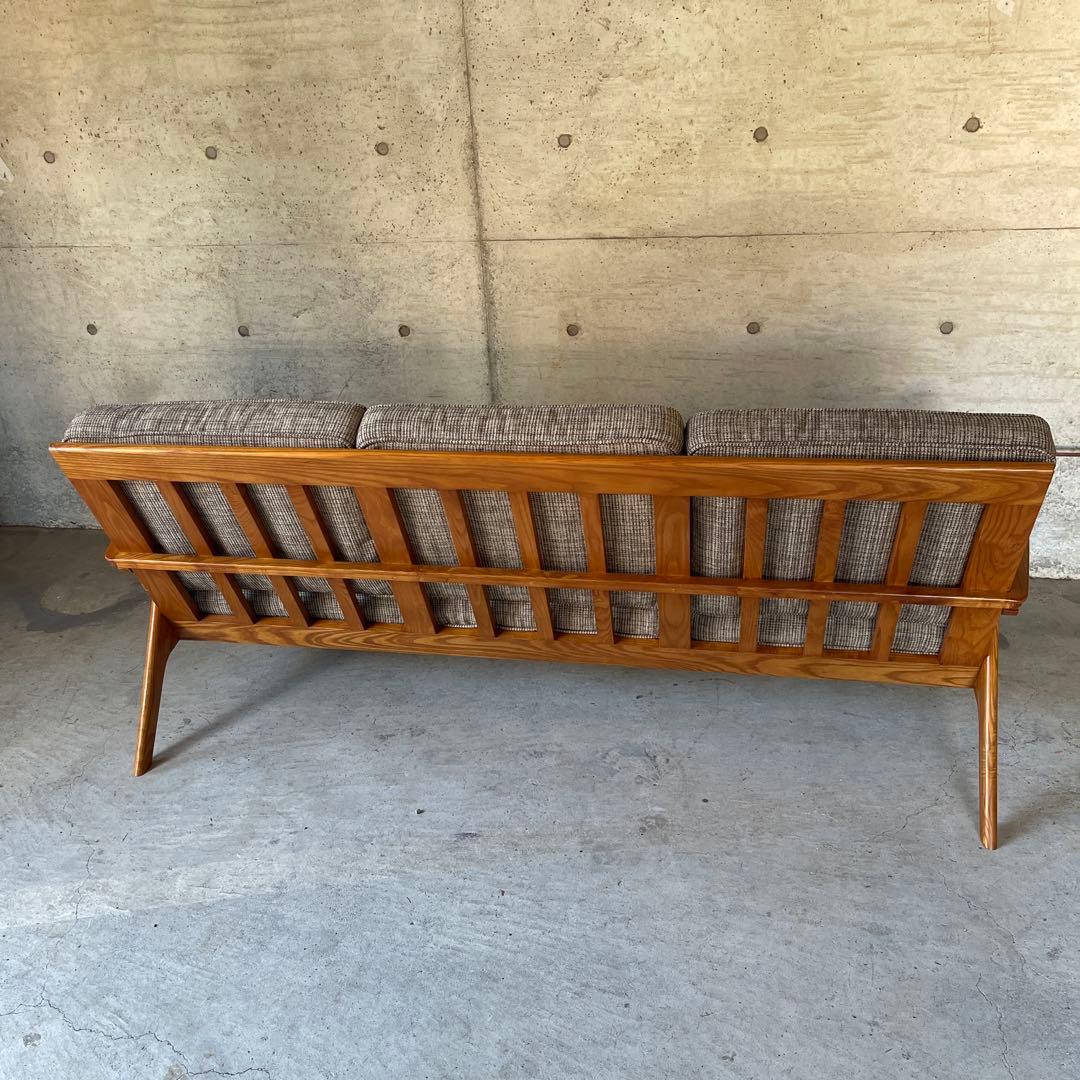 極美品　ACME Furniture ウィッカーラウンジ　3Pソファ