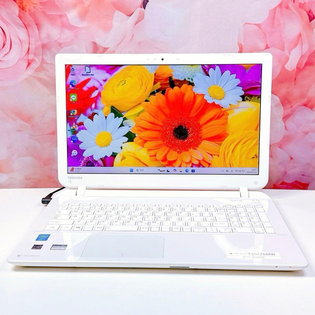 新品高速SSD✨windows11✨カメラ ノートパソコン 薄型 Office