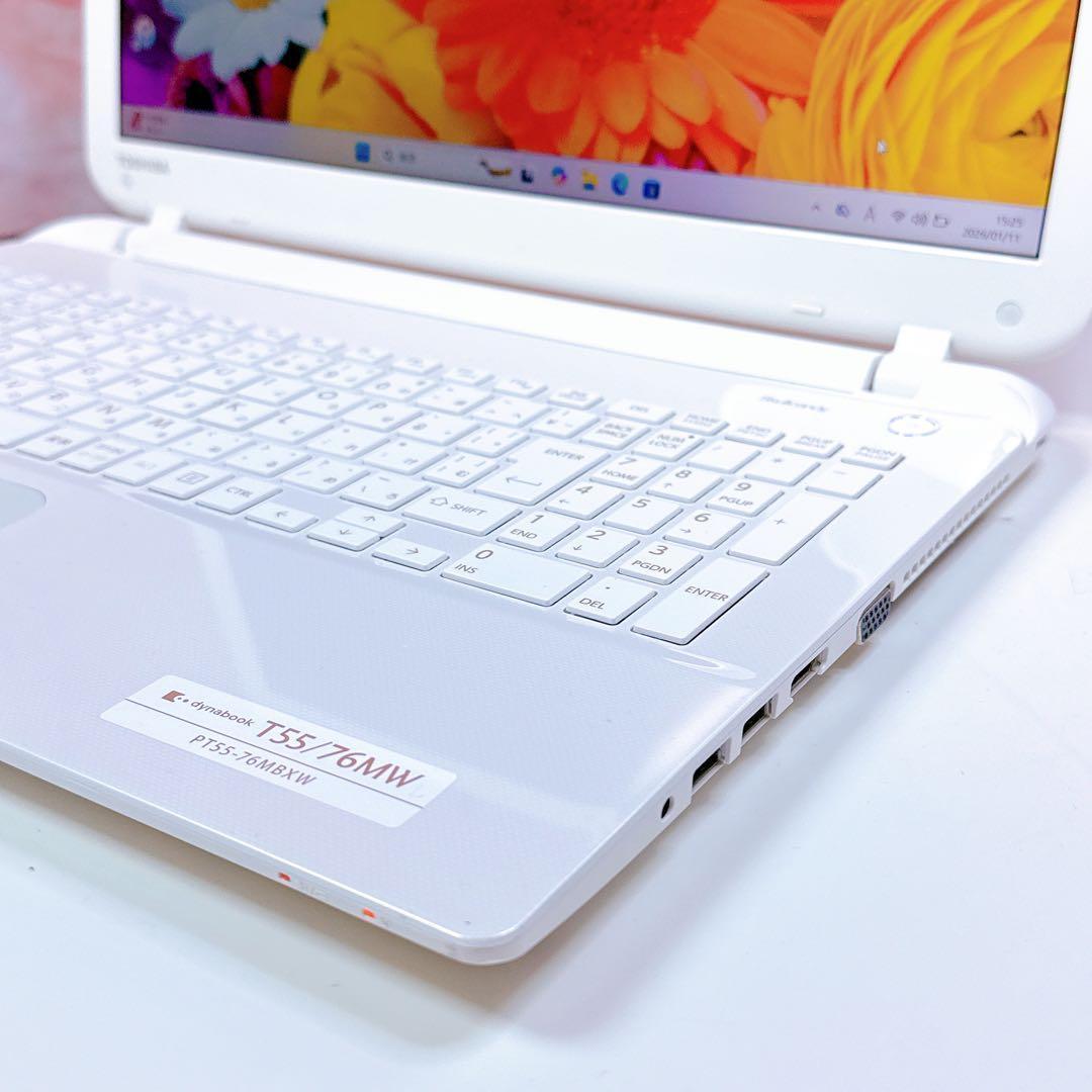 新品高速SSD✨windows11✨カメラ ノートパソコン 薄型 Office