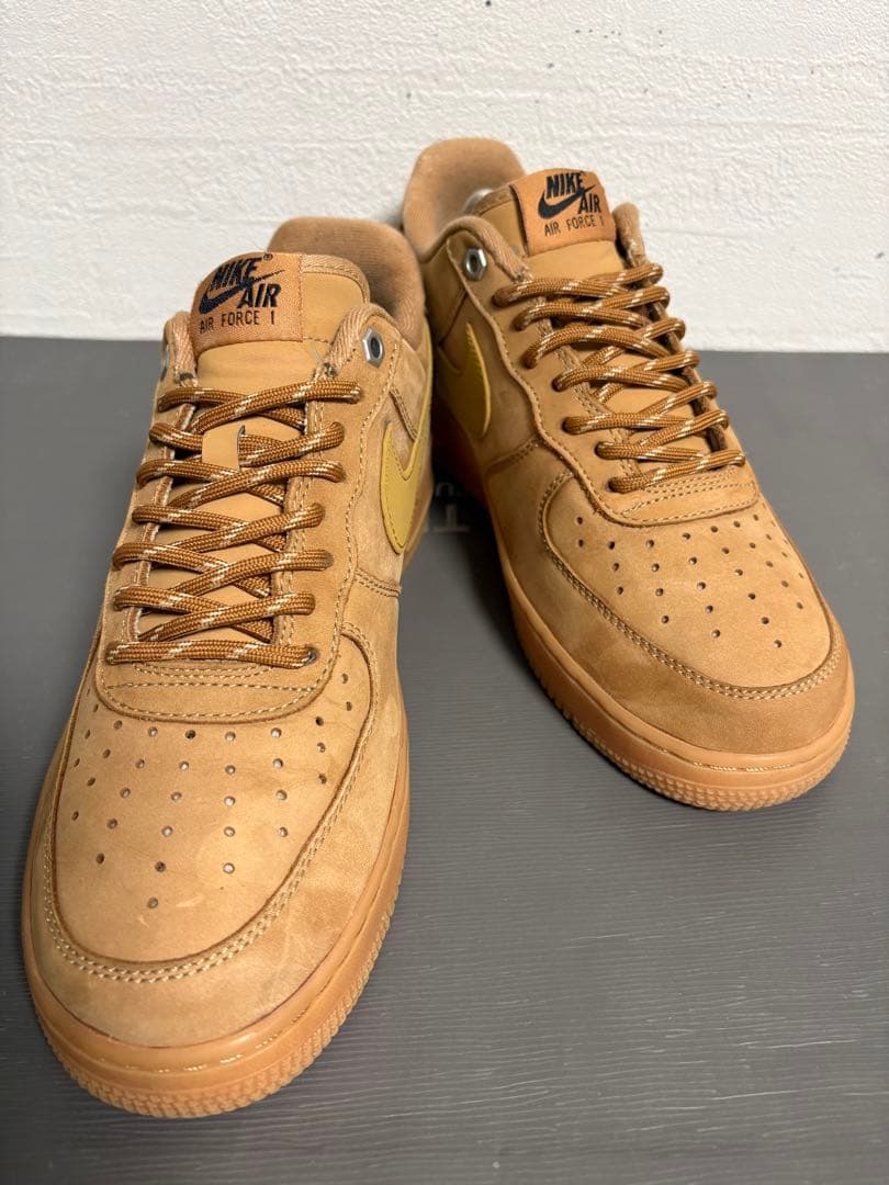 #ナイキ NIKE AIR FORCE 1 LOW FLAX 26cm キャメル