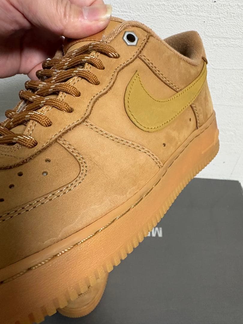 #ナイキ NIKE AIR FORCE 1 LOW FLAX 26cm キャメル