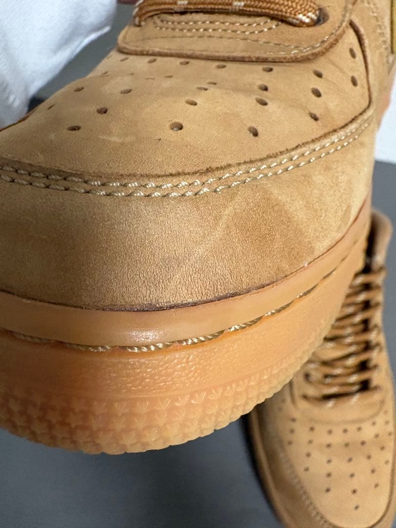 #ナイキ NIKE AIR FORCE 1 LOW FLAX 26cm キャメル