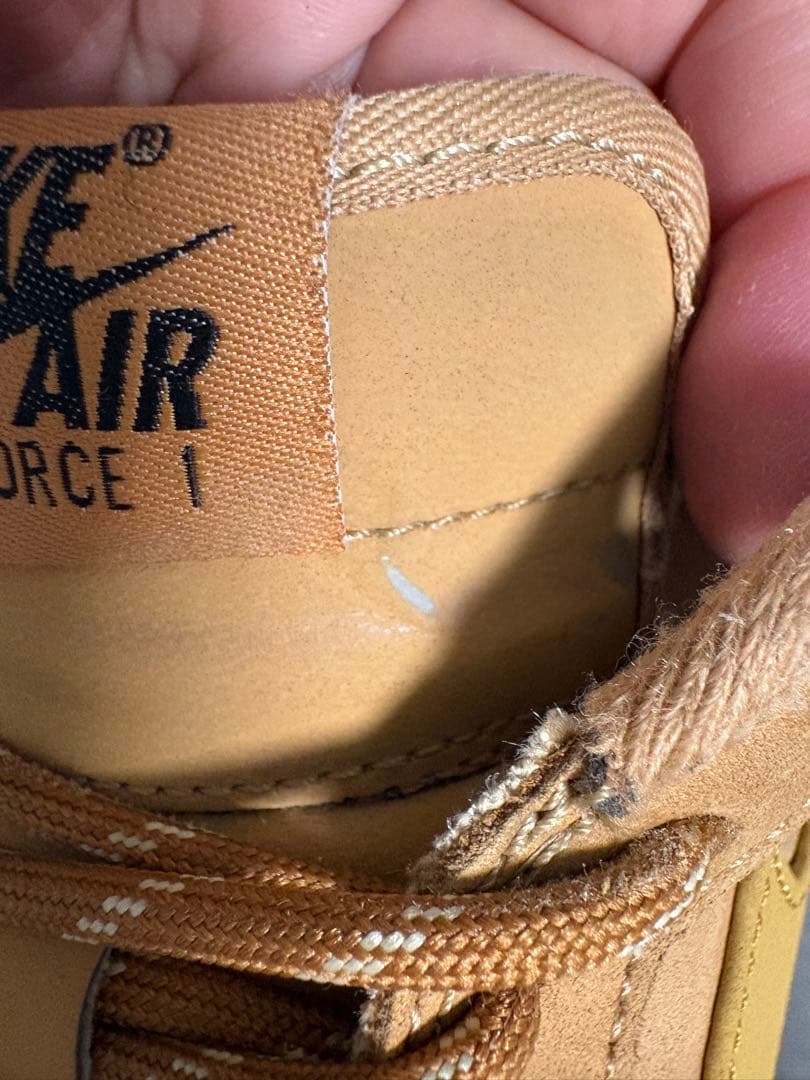 #ナイキ NIKE AIR FORCE 1 LOW FLAX 26cm キャメル