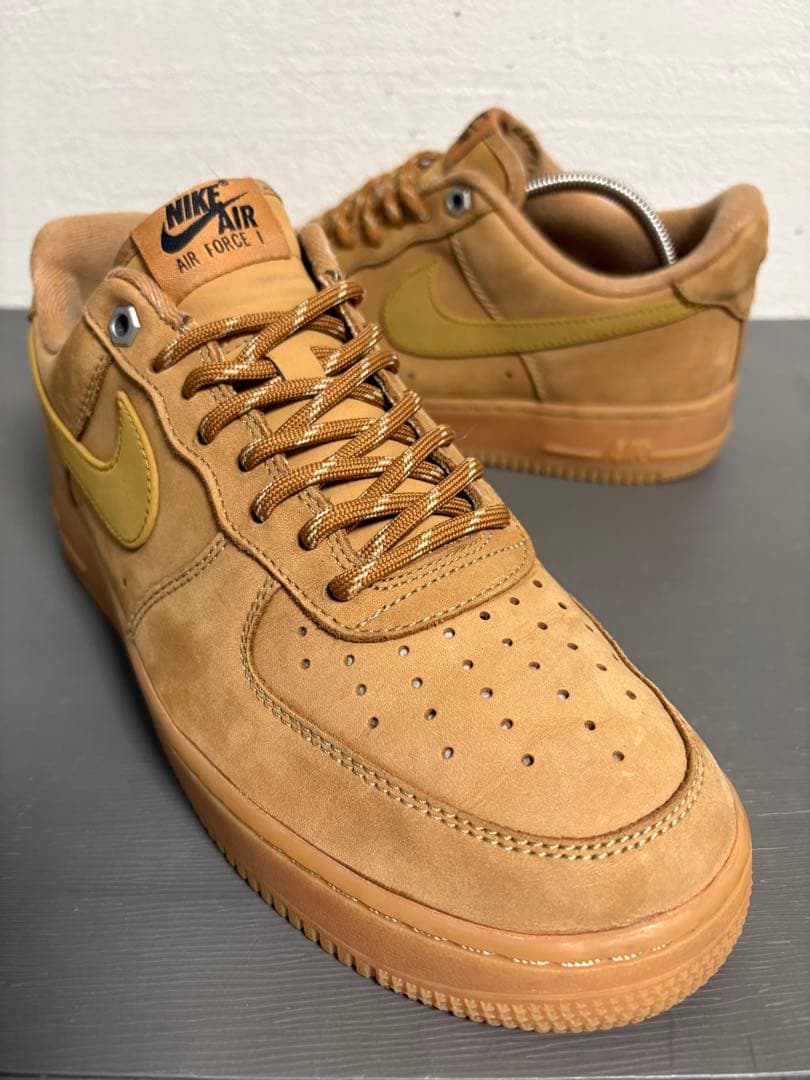 #ナイキ NIKE AIR FORCE 1 LOW FLAX 26cm キャメル