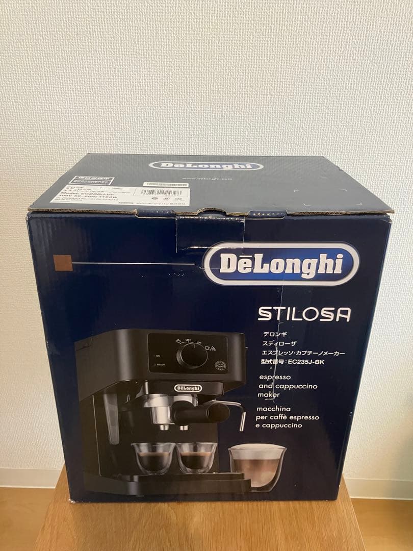 【デロンギ】エスプレッソマシン スティローザ EC235J-BK