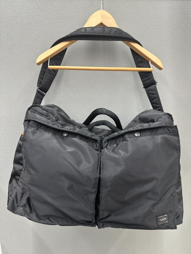 PORTER ボストンバッグ タンカー ダッフル ナイロン ブラック
