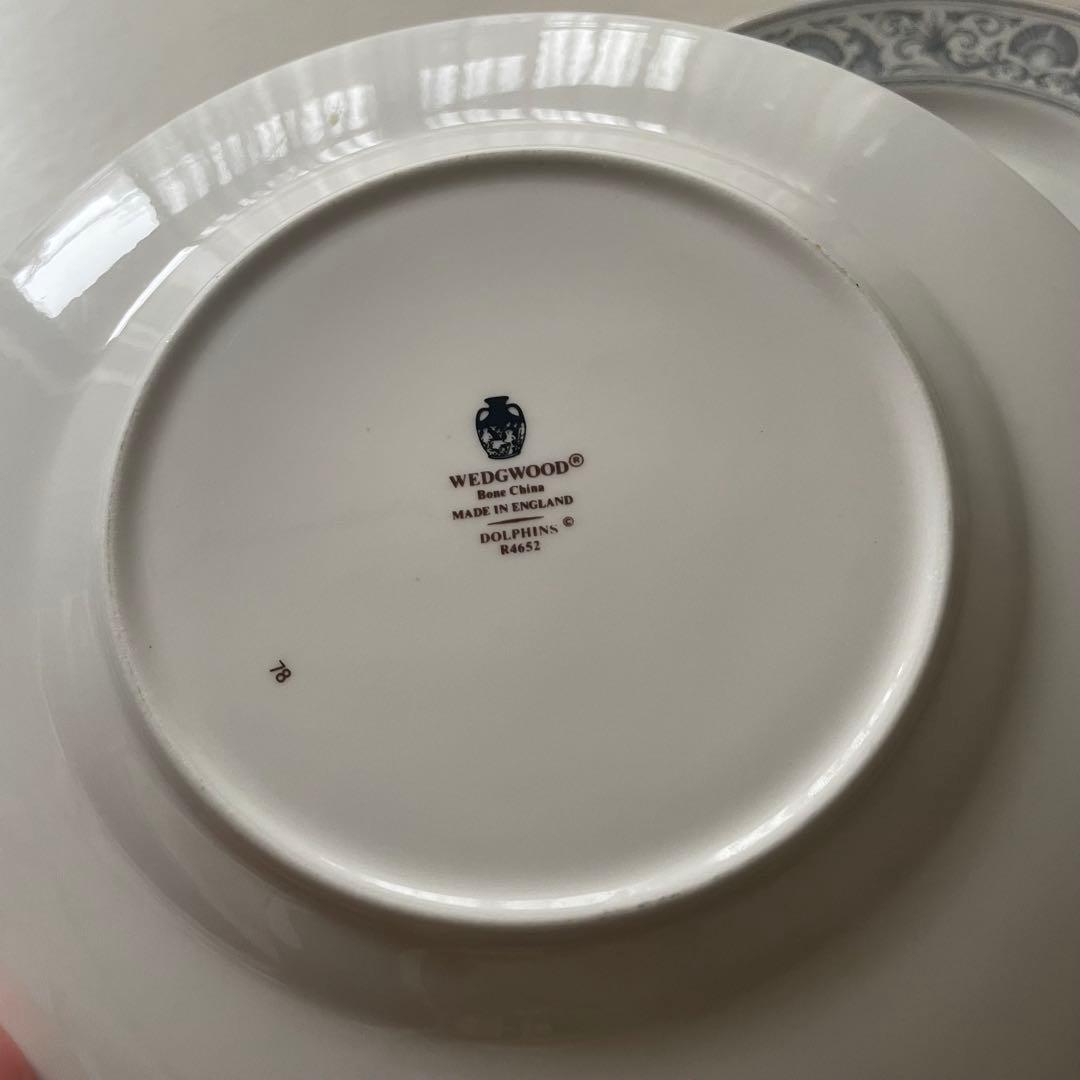  ドルフィン デザイン 皿 5枚セット