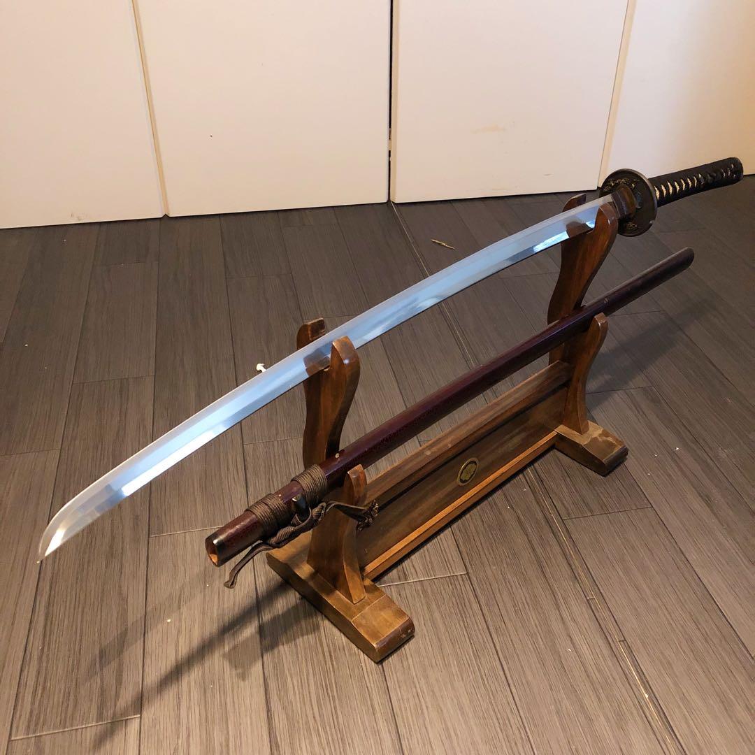 高級模造刀　高級居合刀　研波刃　合金　本格