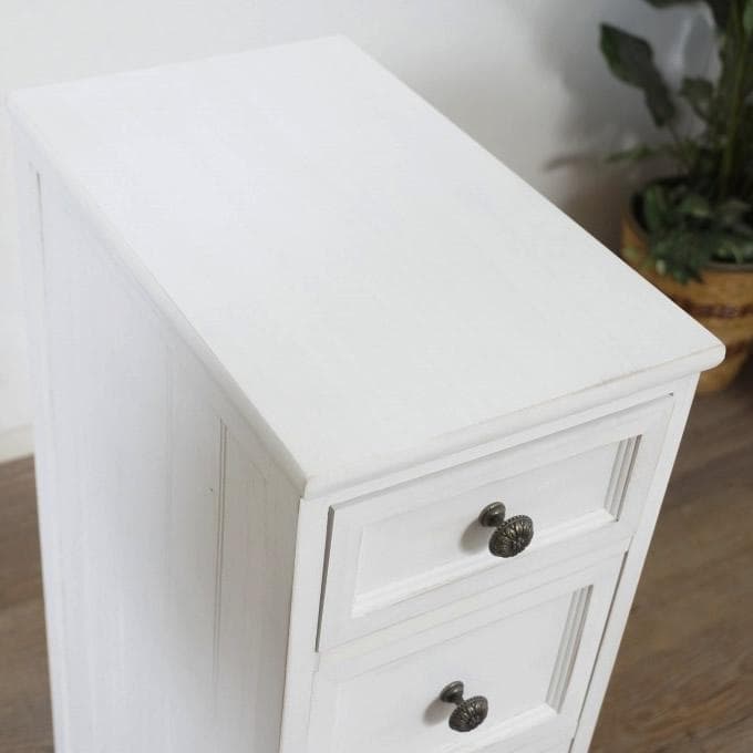 フォロー割【新品】 天然木 桐製 アンティーク調 スリムチェスト