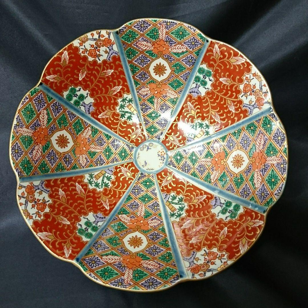 未使用 波佐見焼 林九郎窯 銀花作 鉢　お祝い