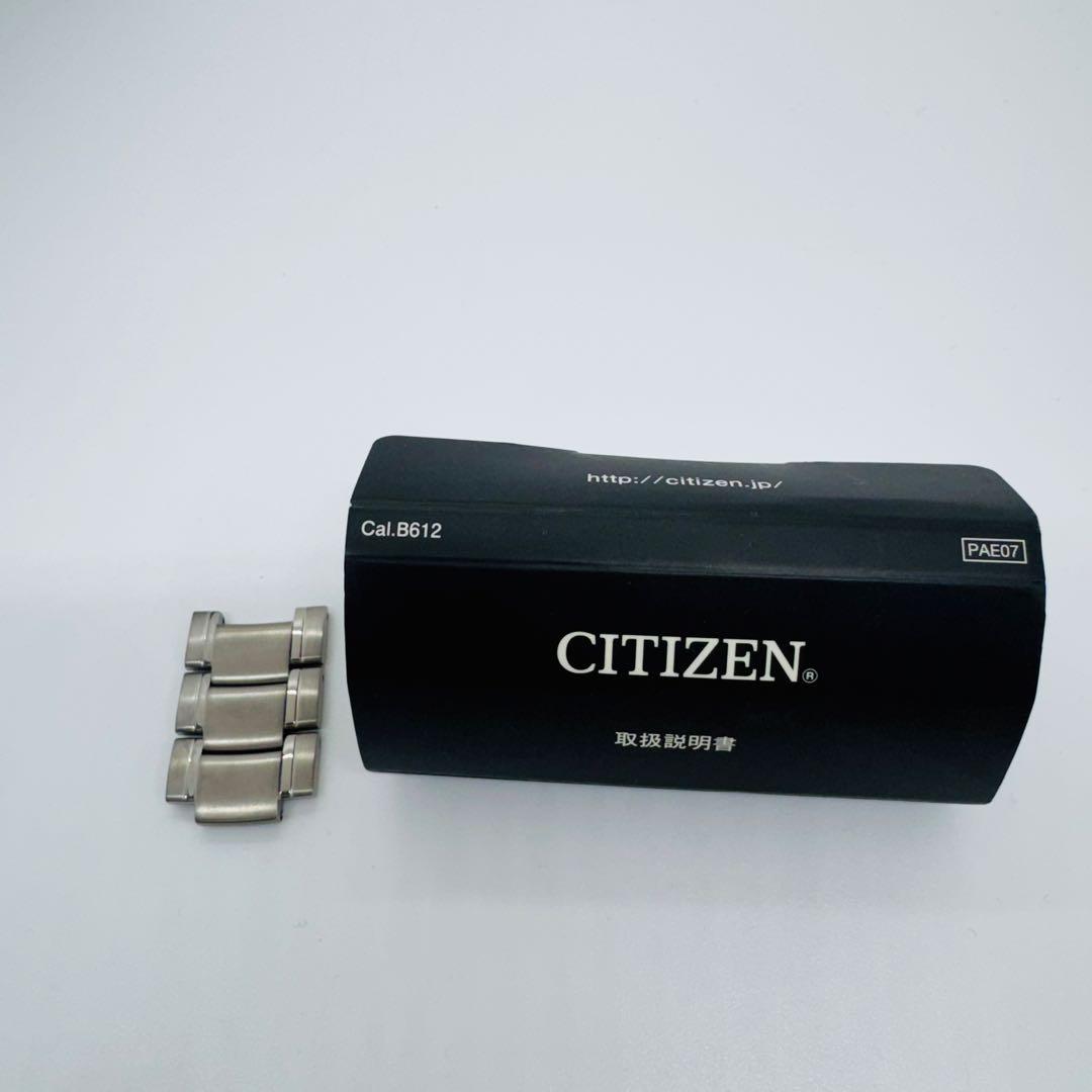 ✨CITIZEN✨シチズン✨Eco-Drive✨デイト✨ブラック文字盤✨腕時計✨