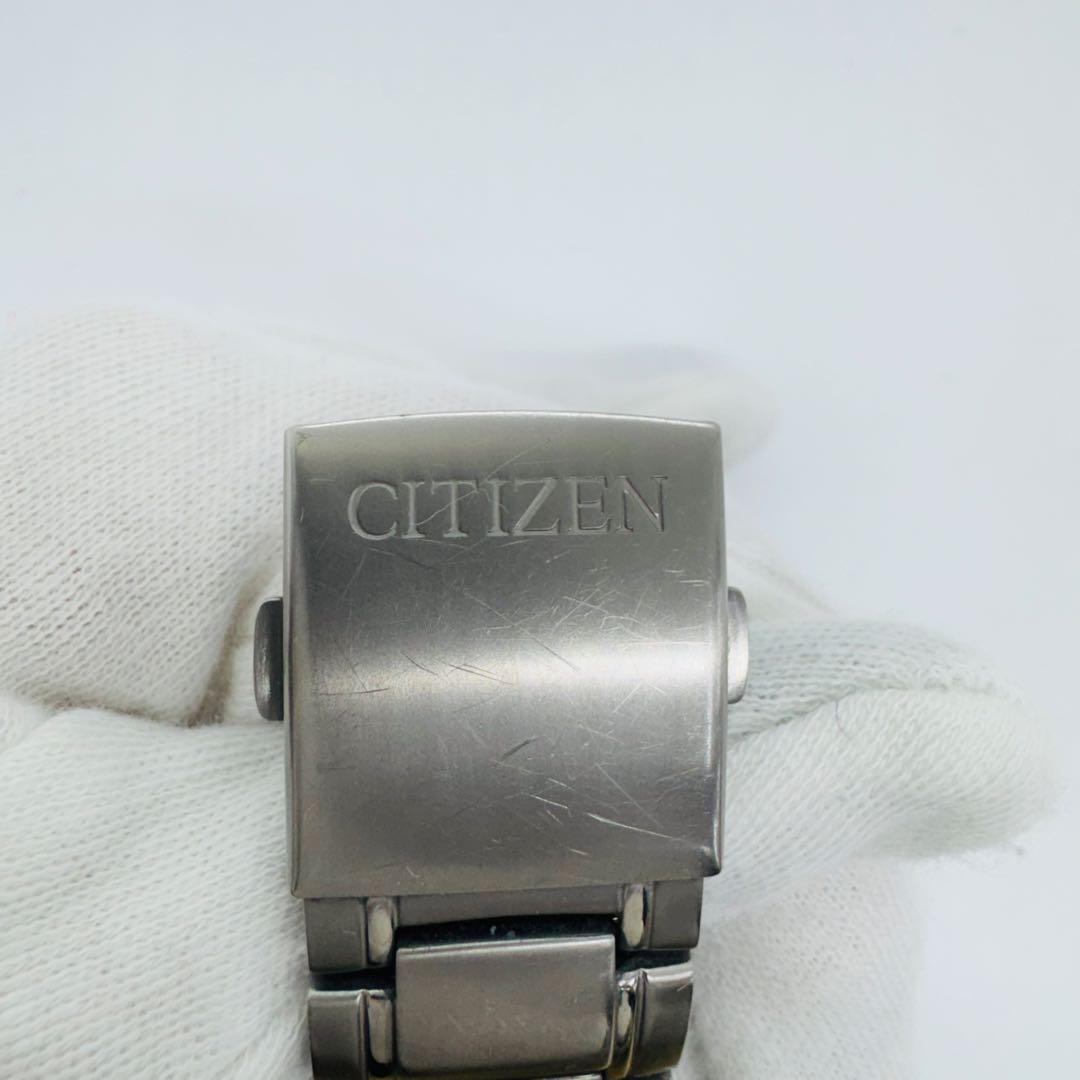 ✨CITIZEN✨シチズン✨Eco-Drive✨デイト✨ブラック文字盤✨腕時計✨