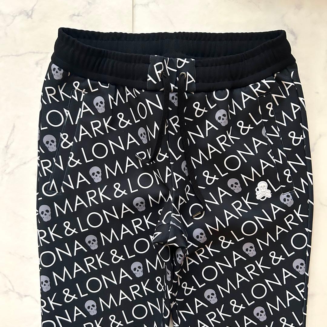 マークアンドロナ セットアップ 2024年モデル 総柄 パーカージョガーパンツ