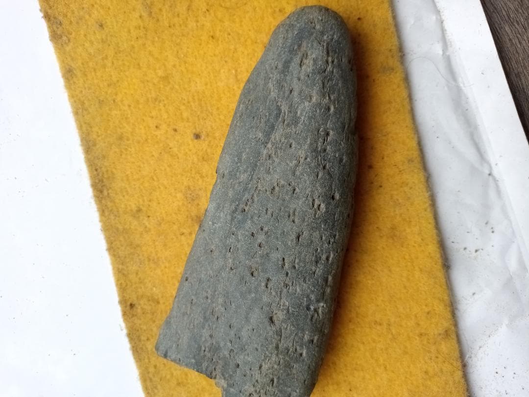 握り槌　出土石斧　石器　縄文時代　新石器時代　変間岩　片岩？　磨製石器　186