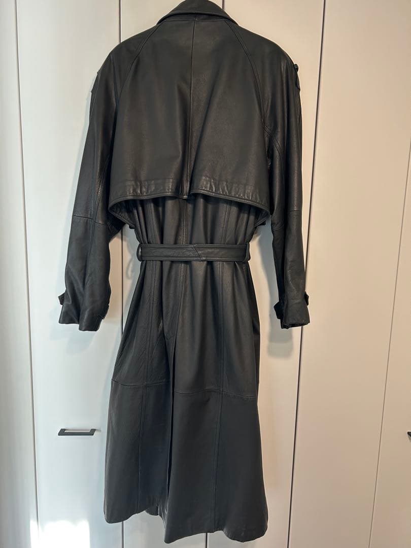 【sullen Tokyo購入】オールレザートレンチコート ブラック