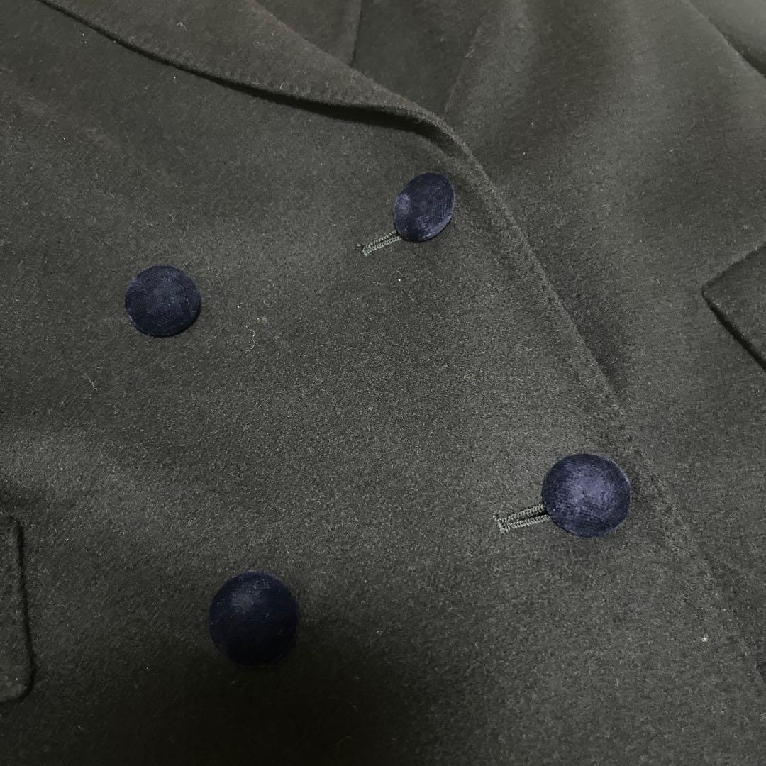 極上✨カシミヤ100%アクアスキュータムチェスターコート 113cm 超ロング丈