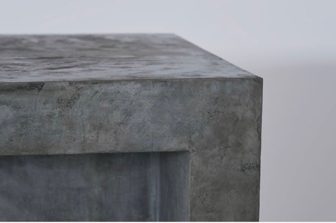 モルタル　家具　テーブル　コンクリート　薄塗りモルタル