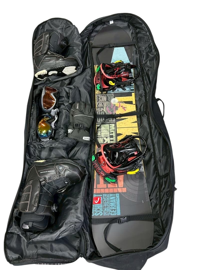 HEAD スノーボード 板 152㎝ フルセット◇ケース ゴーグル 手袋付