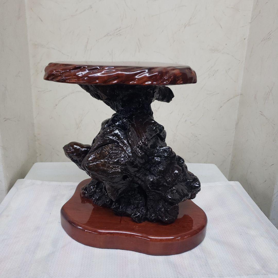 Ｂフライデー蔵出し特価花梨木製アジアンスタイルサイドテーブル