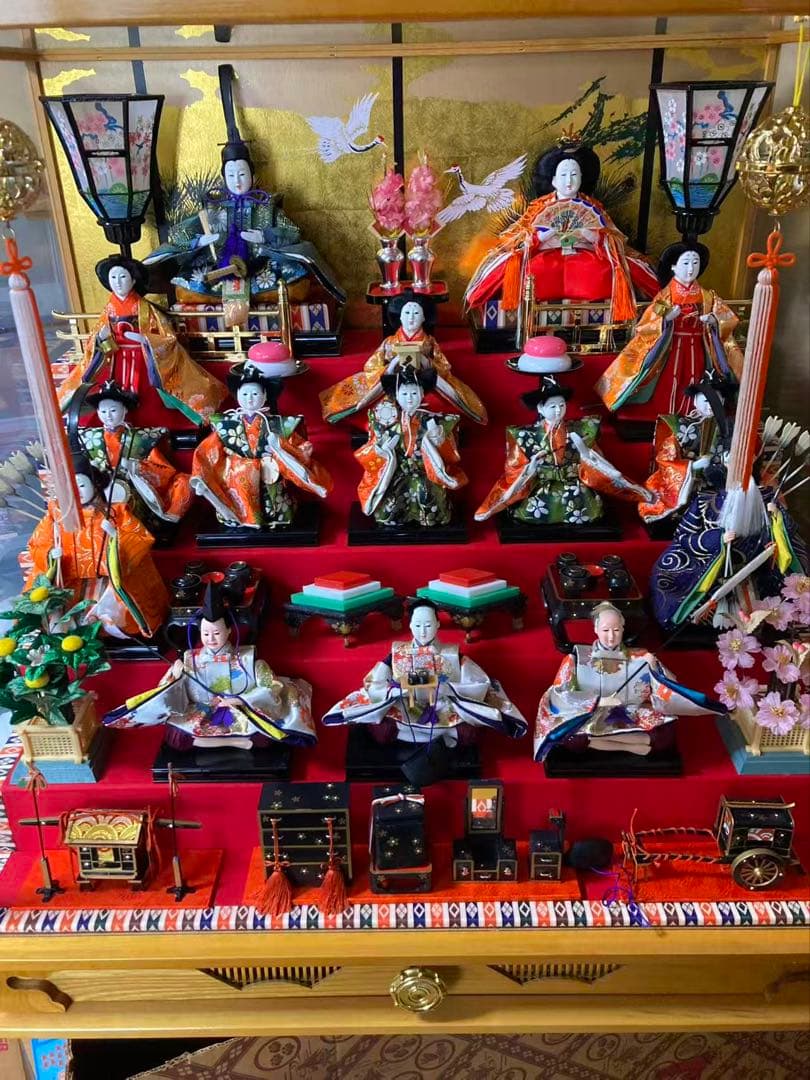 親王飾り豪華な雛人形セット