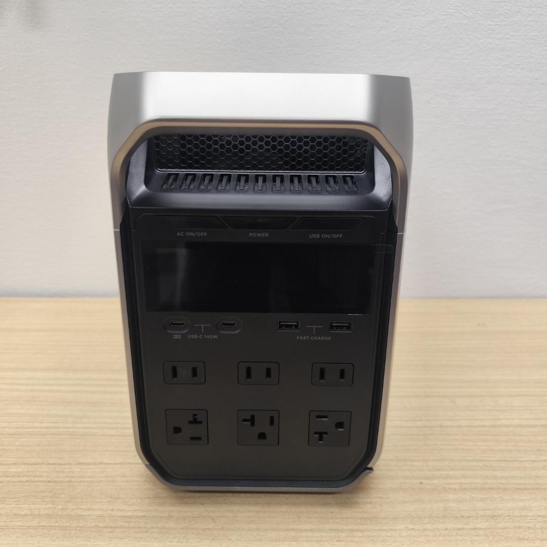 【公式認定整備済品】EcoFlow Delta3plusポータブル電源　保証付き