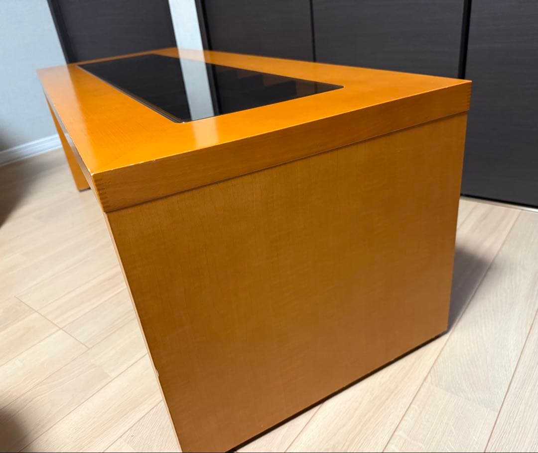 『FUJIFURNTURE』富士ファニチア ガラステーブル