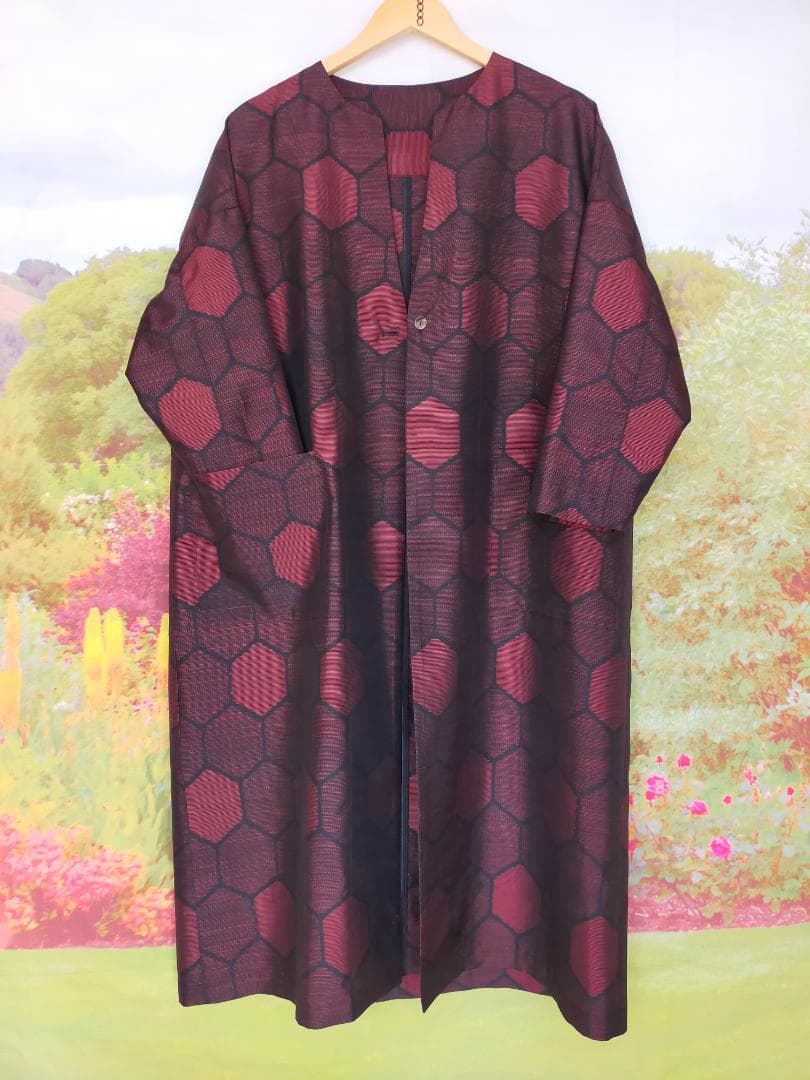 ゆったりコート　＊着物リメイク